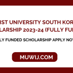 KAIST University South Korea Scholarship 2023-24 (Fully Funded)